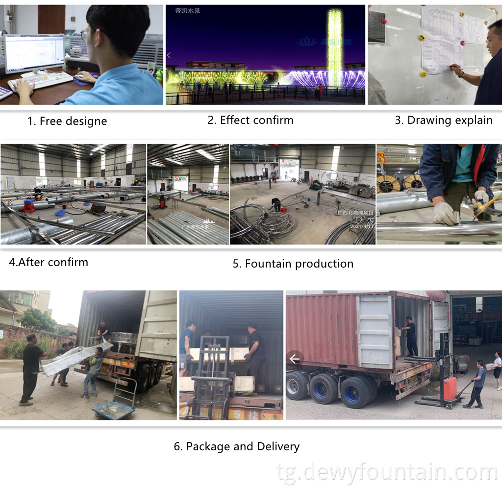 Dewy Farta Firmene Dewy fountain factory show